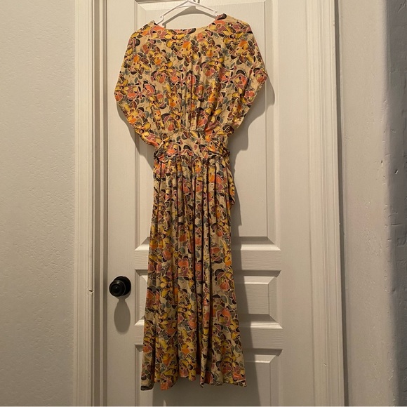Free People Fitting in Floral Midi Dress - Picture 6 of 9